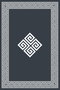 Mijölnir Juego de alfombrillas de baño CT-5074 de 2 piezas Multicolor